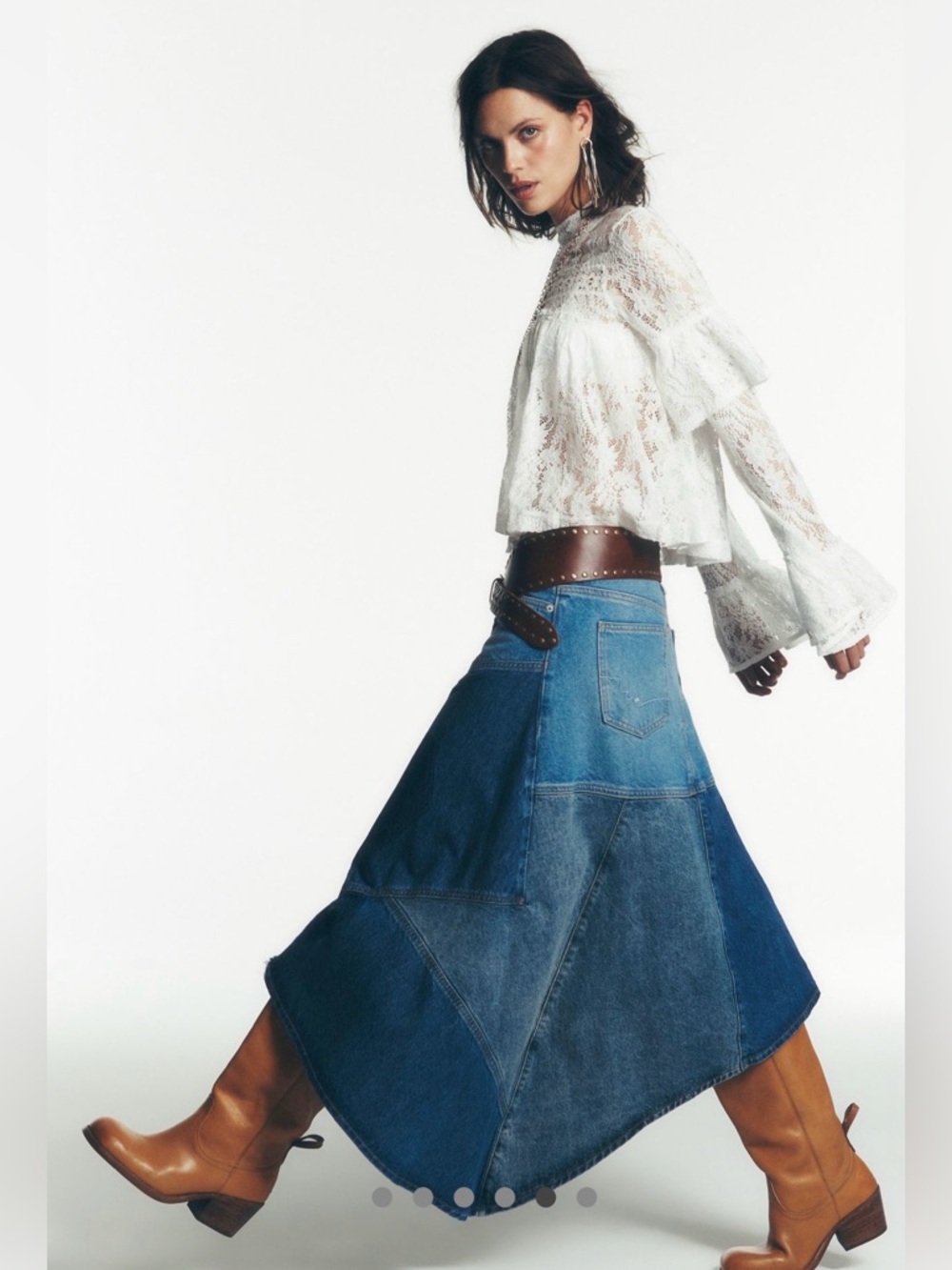 NWOT We The Free Piece Of Work Denim
Midi Skirt - Picture 2 of 13
